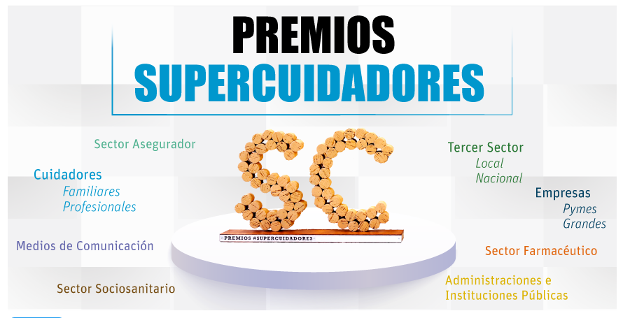 cartel de los premios supercuidadores