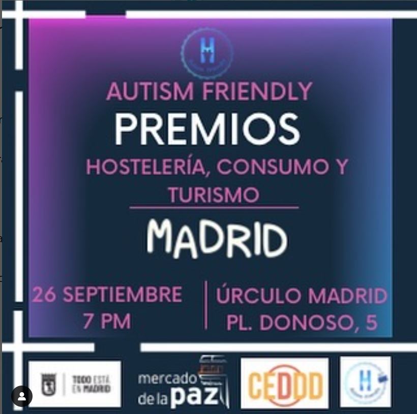 cartel premios autism friendly