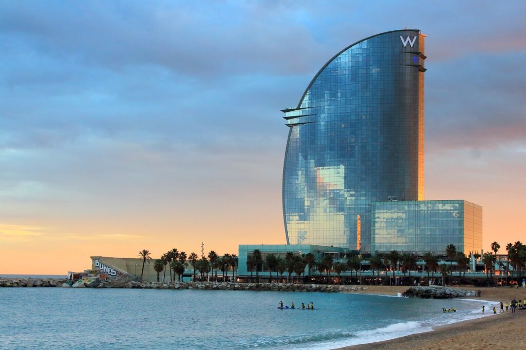 vista del puerto de barcelona