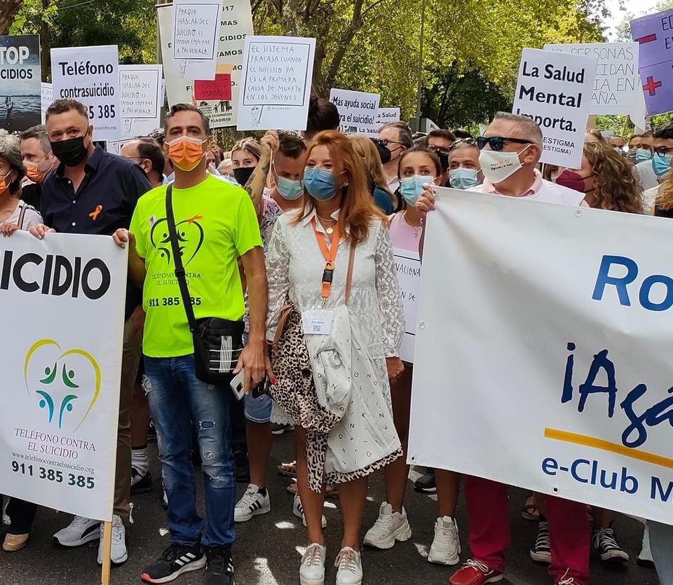 personas en manifestación