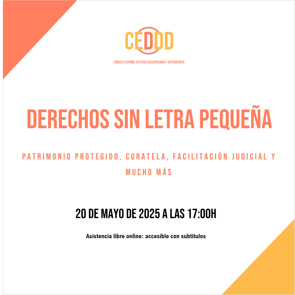 Cartel jornada CEDDD jurídica Derechos.