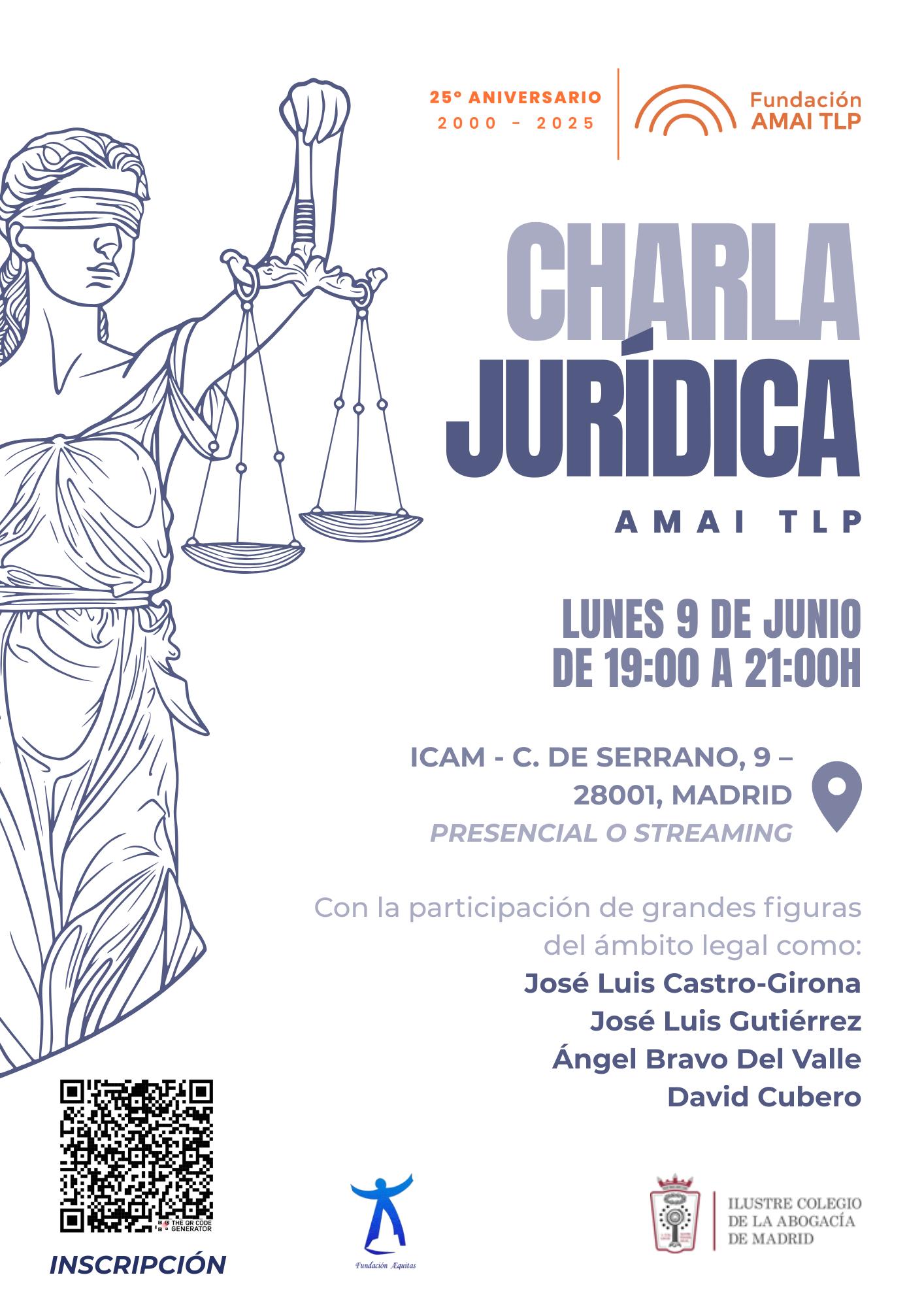 Cartel de la jornada jurídica de amai tlp