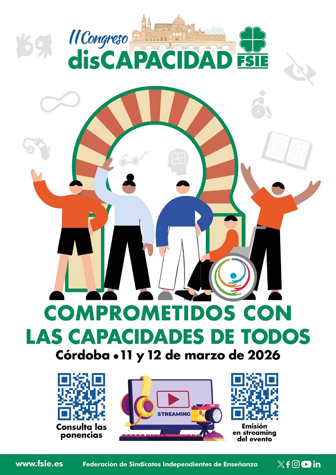 cartel de II congreso de FSIE Andalucía