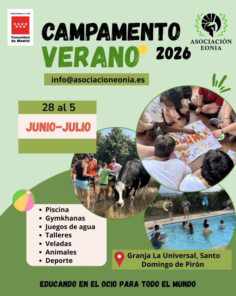 cartel campamento eonia 2026