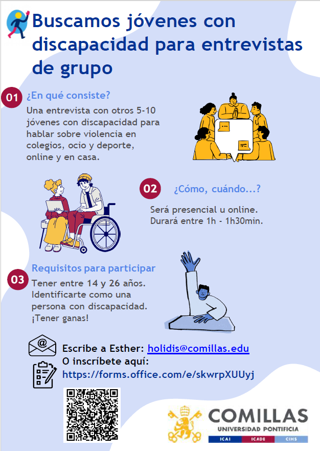 flyer informativo de la encuesta