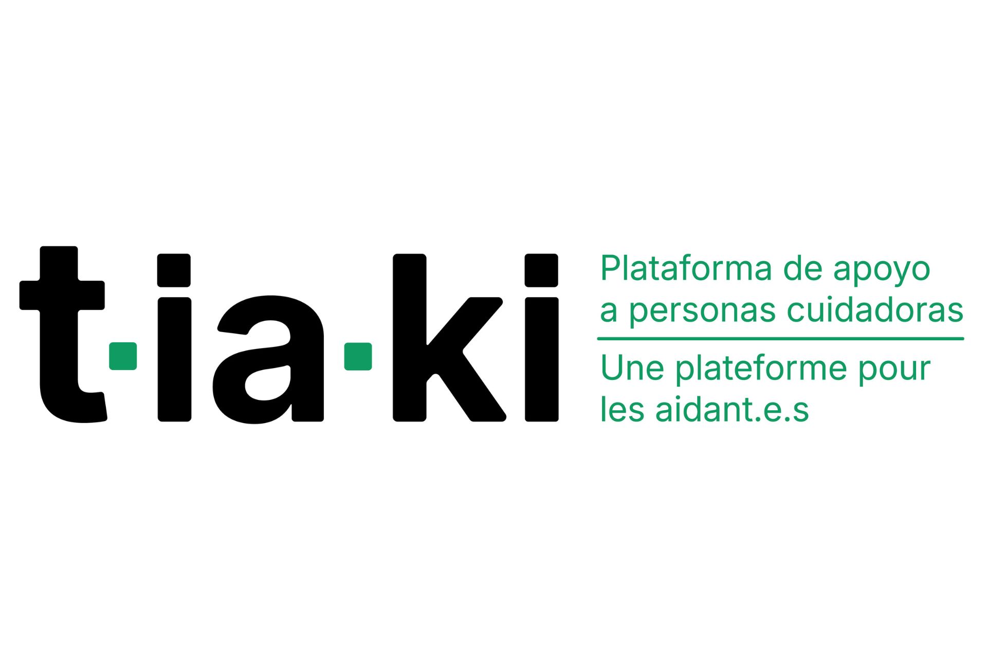 Logo de la plataforma de apoyo a personas cuidadoras T-IA-KI